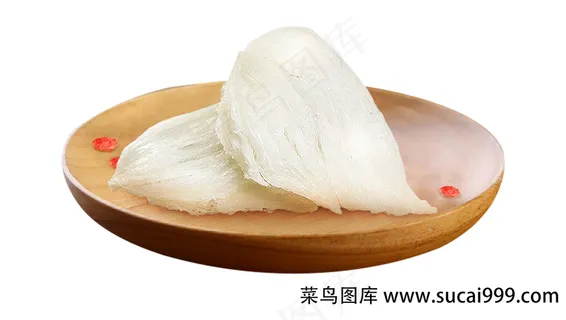 燕窝盘子素材简约风白色木色红色海报主图详情页素材