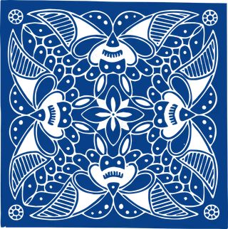 古代青花瓷图案花纹中国风图案祥云纹理传统图腾PNG免扣素材