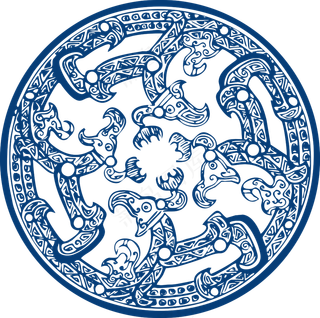 古代青花瓷图案花纹中国风图案祥云纹理传统图腾PNG免扣素材