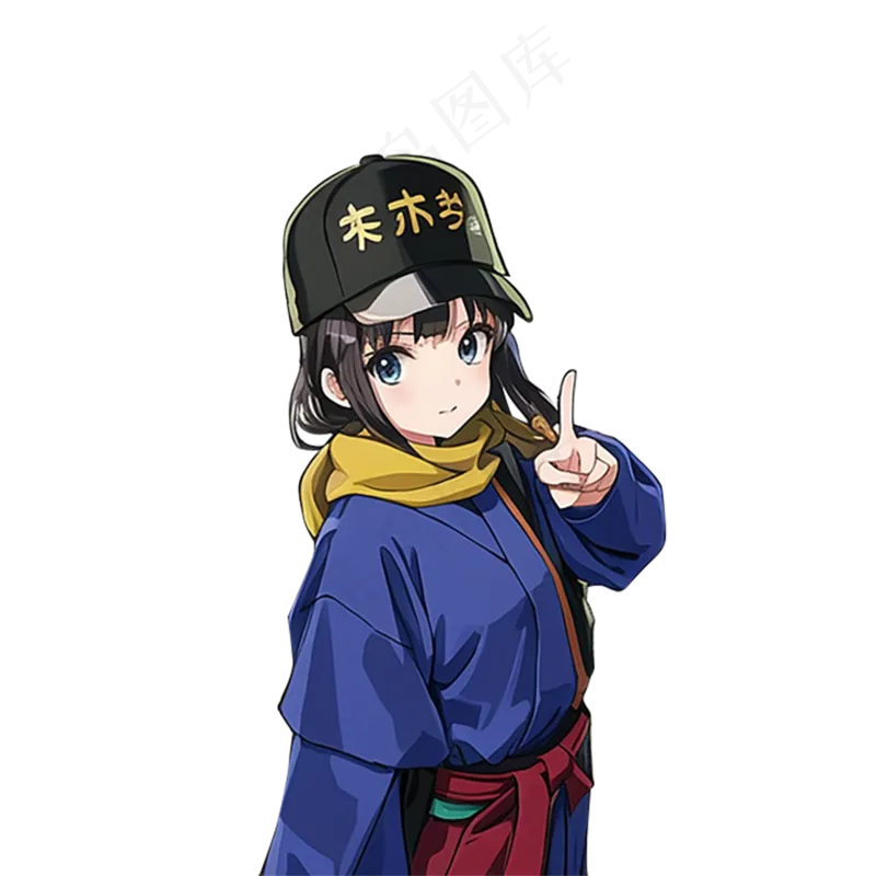 原创卡通女孩 清新可爱风