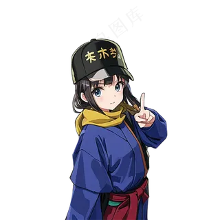 原创卡通女孩 清新可爱风