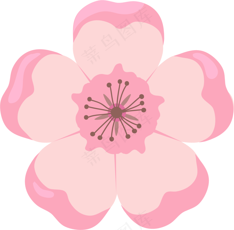 粉色的桃花