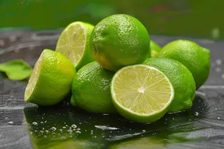 青柠檬水果摄影图