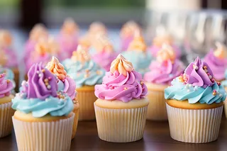 彩色冰淇淋甜筒