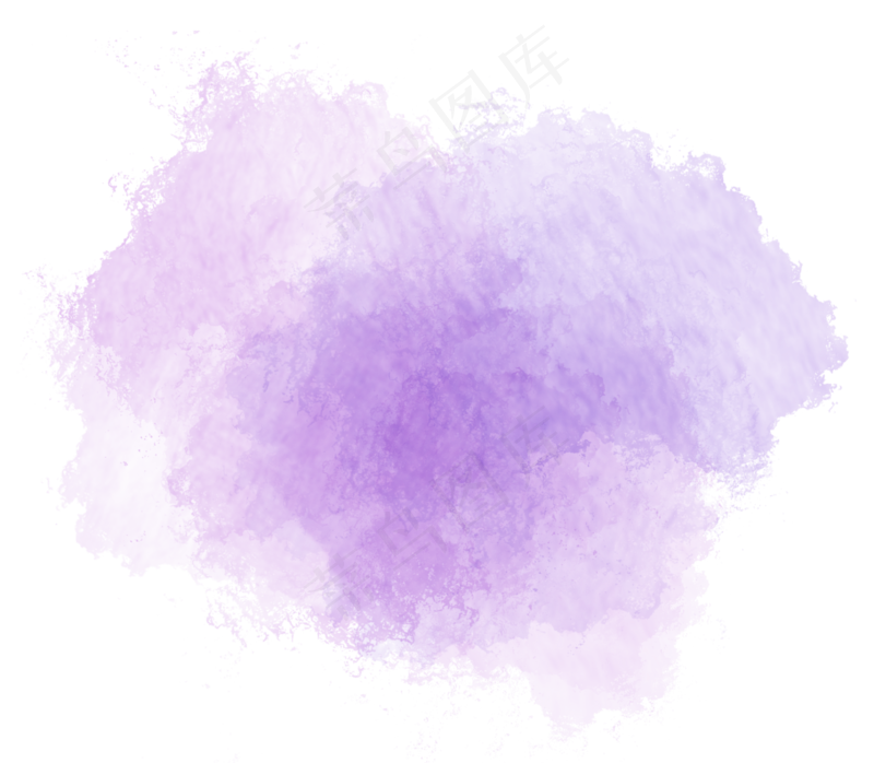 中国新年传统水墨晕染彩色免扣图片素材65