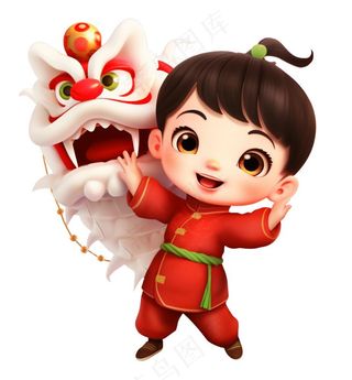 卡通福娃喜庆形象