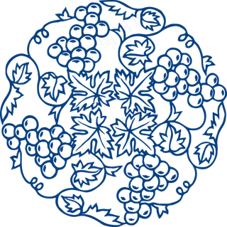 古代青花瓷图案花纹中国风图案祥云纹理传统图腾PNG免扣素材