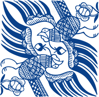 古代青花瓷图案花纹中国风图案祥云纹理传统图腾PNG免扣素材