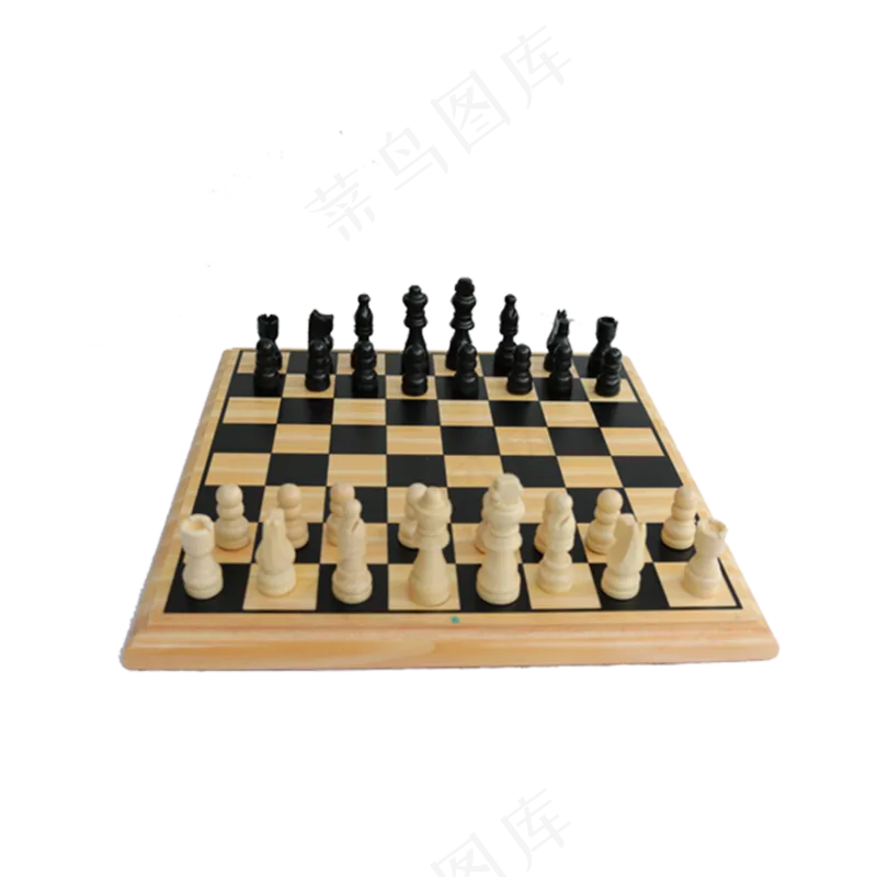 免抠一副卡通国际象棋