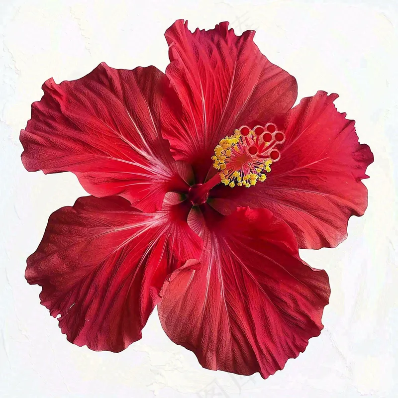 芙蓉花鲜花摄影图(3072x3072)