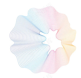 渐变色简约科技线条 渐变色简约科技线条