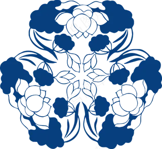 古代青花瓷图案花纹中国风图案祥云纹理传统图腾PNG免扣素材