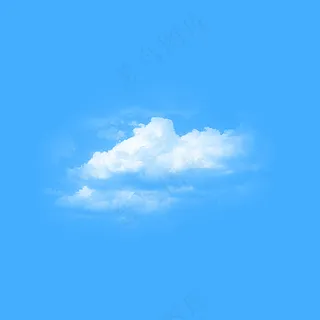 天空背景云朵素材免抠 