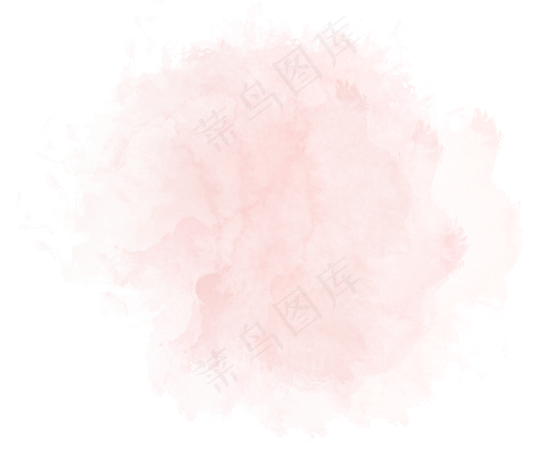 中国新年传统水墨晕染彩色免扣图片素材17