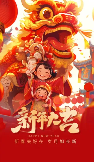 2024新春迎新海报插图--94