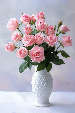 玫瑰花鲜花花朵摄影图