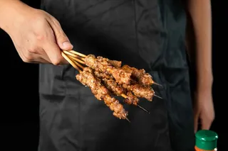 羊肉串烤串烤肉美食