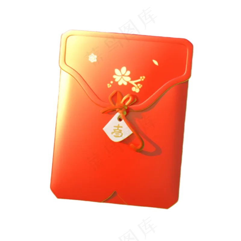 红色，红包，新年，春节，压岁钱，素材，免扣