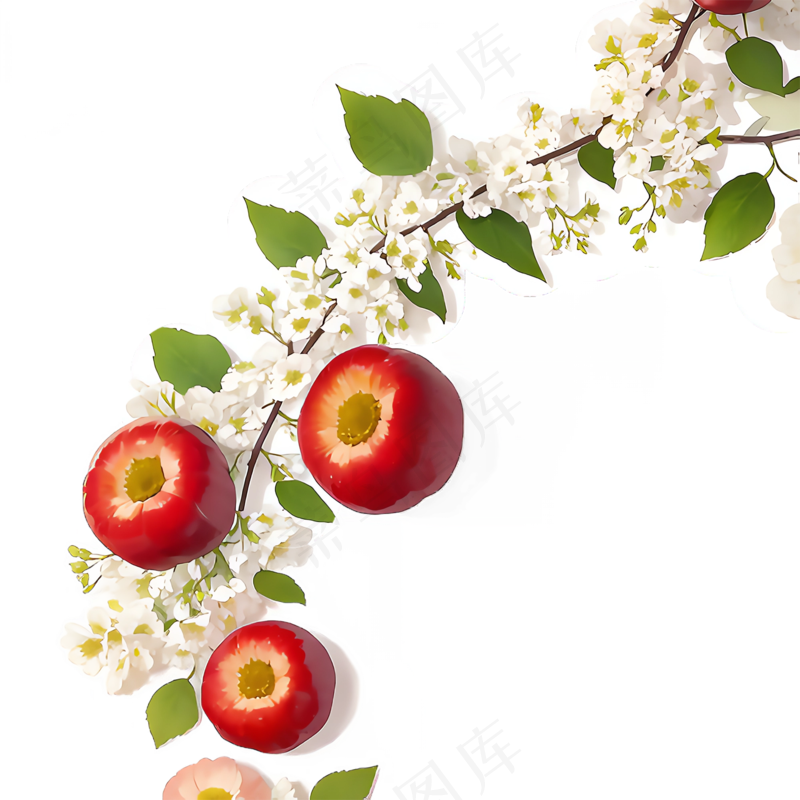 黄色 唯美 手绘 免抠 PNG 花 植物 素材23