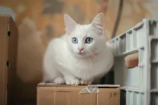 猫咪宠物猫可爱动物摄影图