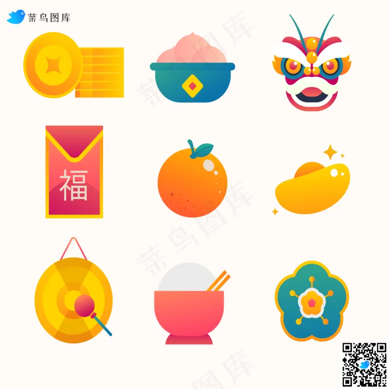 中国新年矢量图形插画元素矢量免扣AI素材ai矢量模版下载