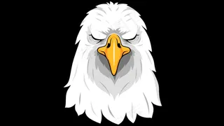 在睡觉的白头鸟+可用于制作LOGO