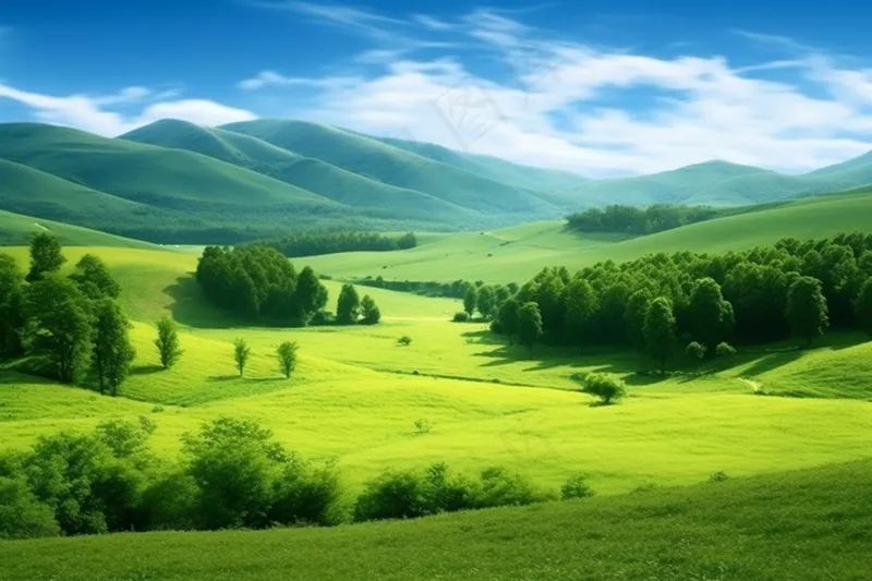 新疆春天草原风光大自然风景摄影图(4032x2688)