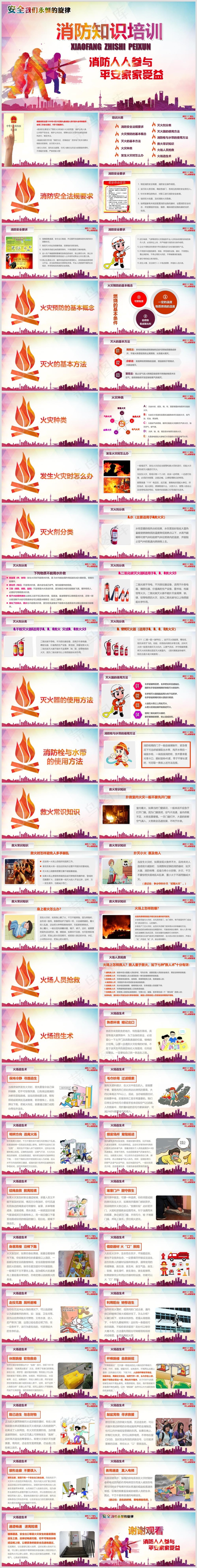 企业培训丨员工教育丨校园培训丨消防安全丨PPT模板008