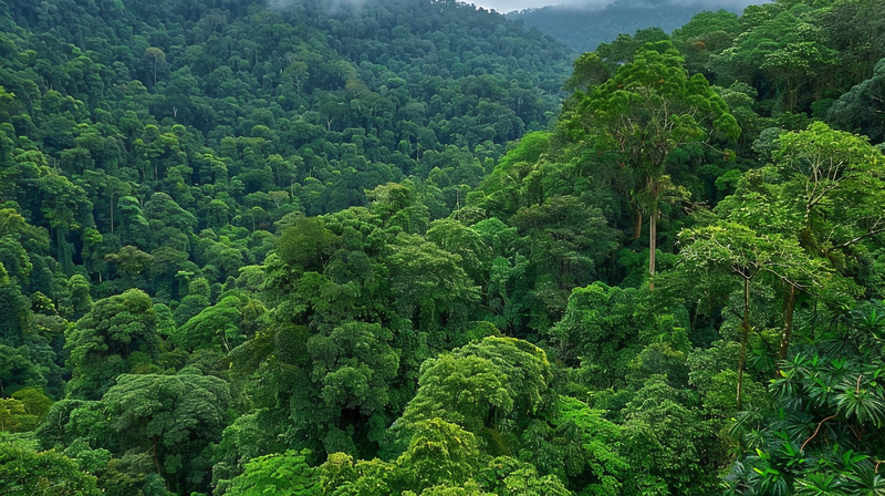 原始森林热带绿色摄影图