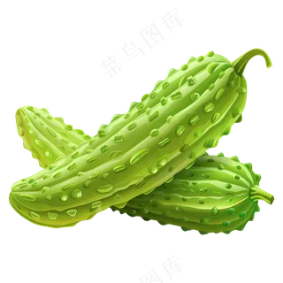 免抠卡通苦瓜