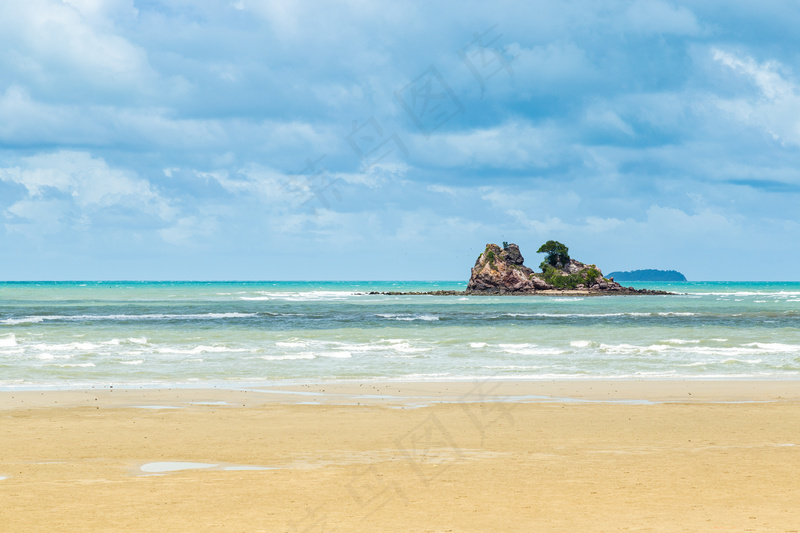 大海沙滩图片