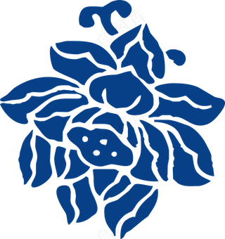 古代青花瓷图案花纹中国风图案祥云纹理传统图腾矢量AI设计免扣素材