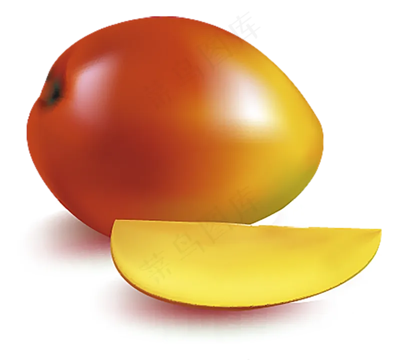 插画风格芒果免扣素材