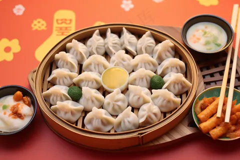 饺子包饺子新年团聚吃饺子美食摄影图 饺子包饺子新年团聚吃饺子美食摄影图