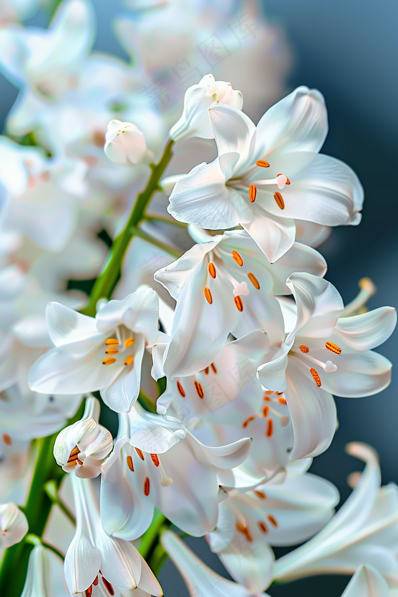 白百何鲜花花束摄影图(2688x4032)