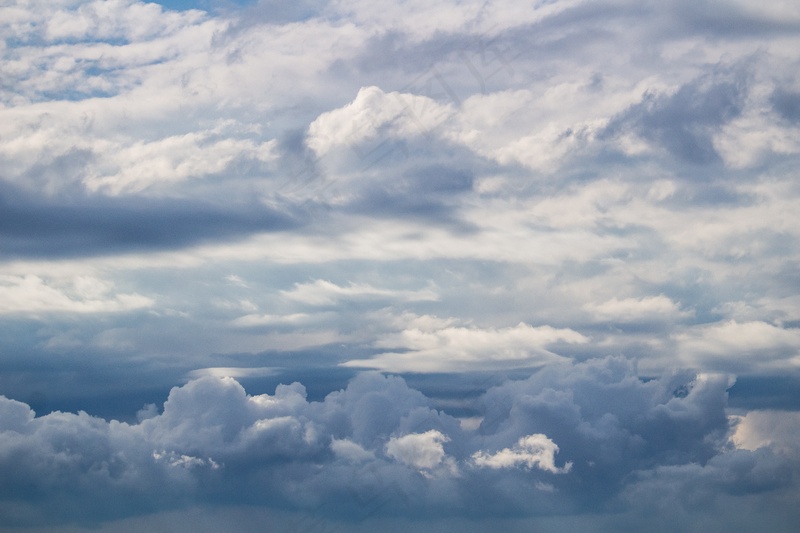 风景秀丽的天空白色积云3