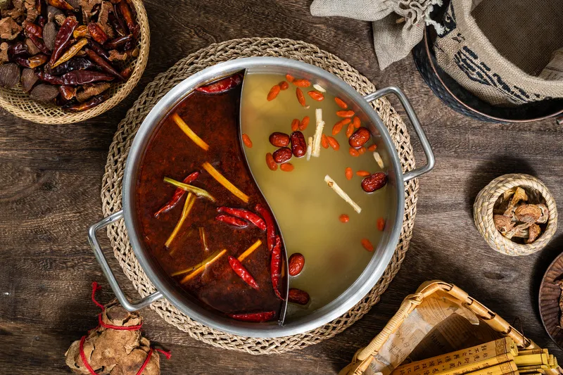 鸳鸯汤底-麻辣清补凉