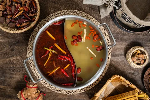 鸳鸯汤底-麻辣清补凉