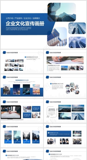 PPT模板丨宣传画册丨企业介绍丨工作总结丨述职报告丨图文排版031