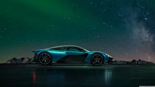 Zenvo极光超级跑车侧身高清壁纸