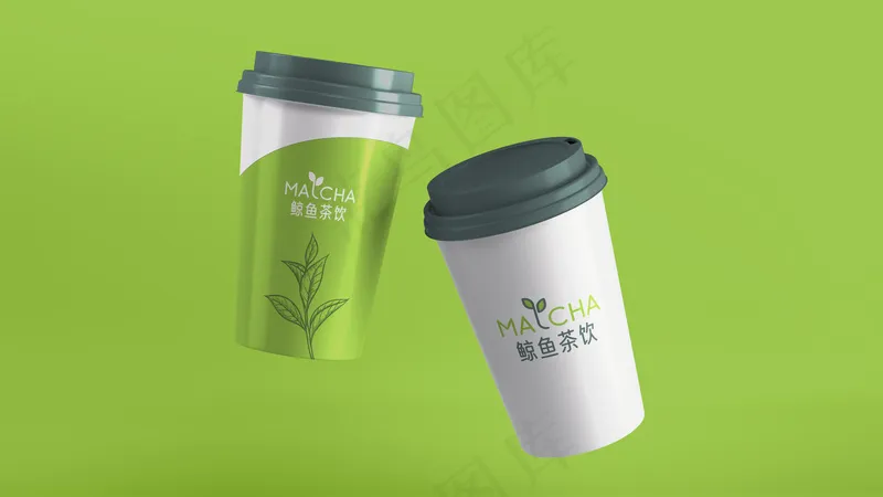 高级奶茶果饮品牌VI样机 (9)psd模版下载