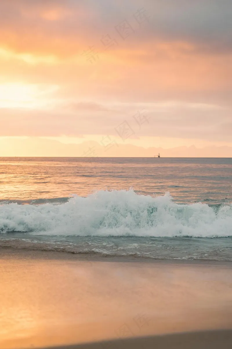 金色的海浪