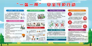 一盔一带交通安全宣传栏