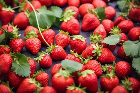 草莓水果摄影图 草莓水果摄影图