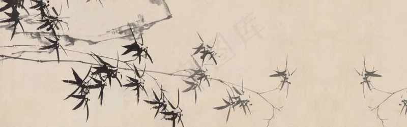 中式水墨PSD分层古风banner模板11psd模版下载