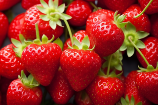新鲜草莓水果摄影图