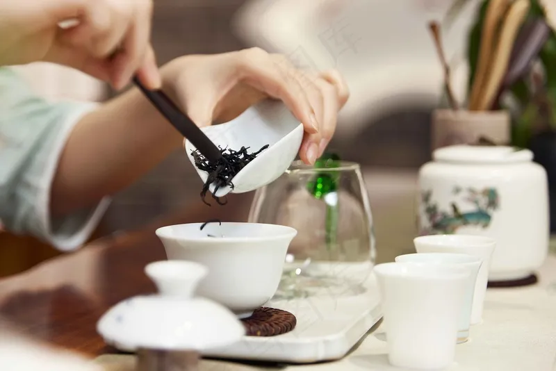 泡茶茶饮茶艺背景