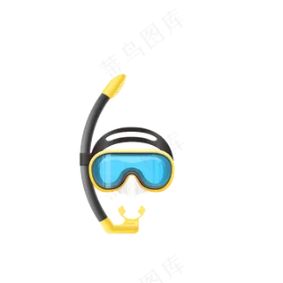 免扣卡通潜水工具