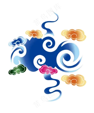 中国风祥云68免扣素材