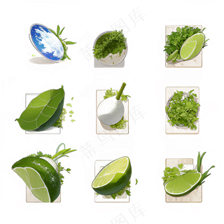 手绘练习小植物花草系列5